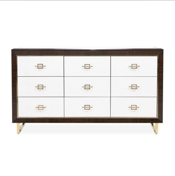 AICO Belmont Place Dresser in Espresso - Furniture Land (Milwaukee, WI)