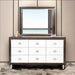 AICO Belmont Place Wall Mirror in Espresso - Furniture Land (Milwaukee, WI)