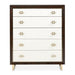 AICO Furniture Penthouse 5 Drawer Chest in Espresso - Furniture Land (Milwaukee, WI)