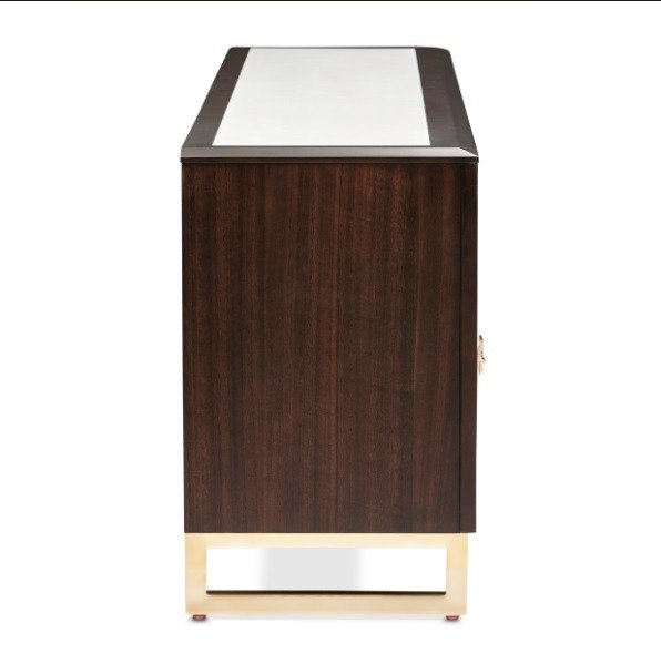 AICO Belmont Place Media Cabinet in Espresso - Furniture Land (Milwaukee, WI)