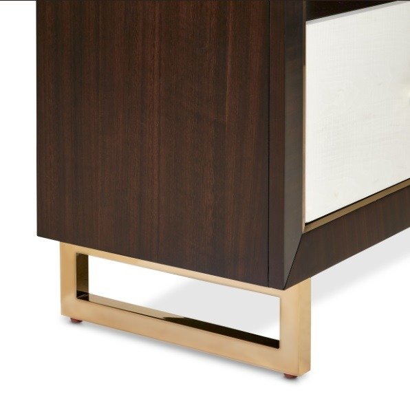 AICO Belmont Place Media Cabinet in Espresso - Furniture Land (Milwaukee, WI)
