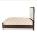 AICO Belmont Place Cal King Panel Upholstered Bed in Espresso - Furniture Land (Milwaukee, WI)