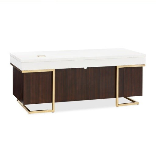 AICO Belmont Place Desk in Espresso - Furniture Land (Milwaukee, WI)