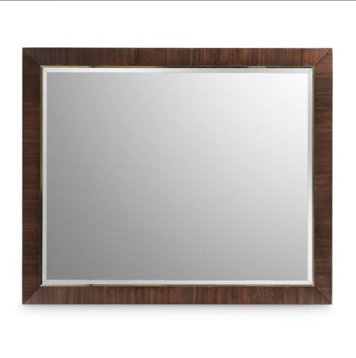 AICO Belmont Place Wall Mirror in Espresso - Furniture Land (Milwaukee, WI)