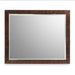 AICO Belmont Place Wall Mirror in Espresso - Furniture Land (Milwaukee, WI)