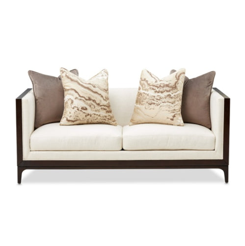 AICO Furniture Belmont Place Loveseat in Espresso - Furniture Land (Milwaukee, WI)