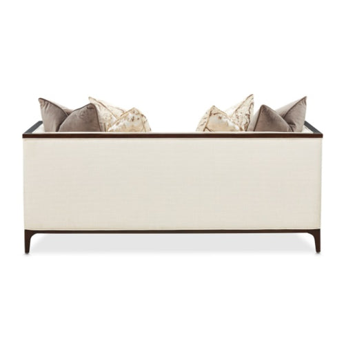 AICO Furniture Belmont Place Loveseat in Espresso - Furniture Land (Milwaukee, WI)