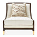 AICO Furniture Belmont Place Accent Chair in Espresso - Furniture Land (Milwaukee, WI)