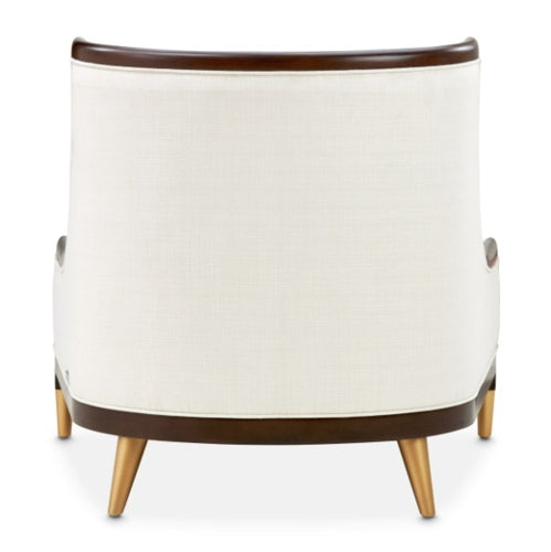 AICO Furniture Belmont Place Accent Chair in Espresso - Furniture Land (Milwaukee, WI)