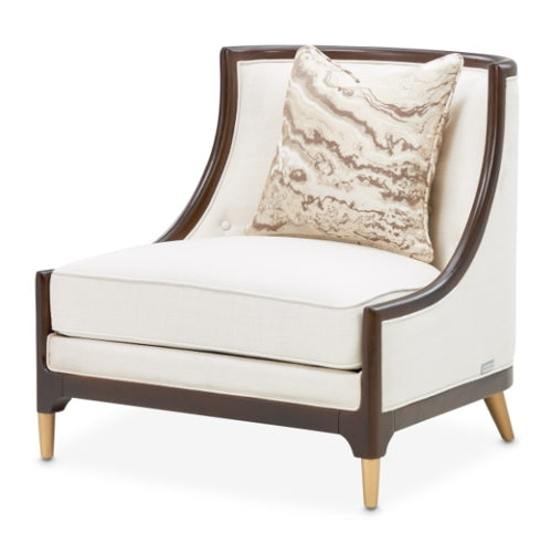 AICO Furniture Belmont Place Accent Chair in Espresso - Furniture Land (Milwaukee, WI)