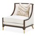 AICO Furniture Belmont Place Accent Chair in Espresso - Furniture Land (Milwaukee, WI)