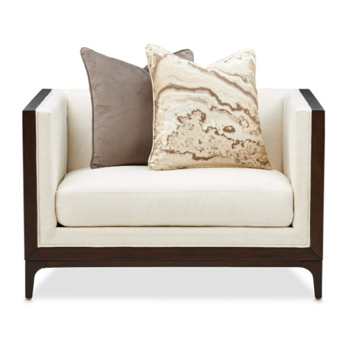 AICO Furniture Belmont Place Matching Chair in Espresso - Furniture Land (Milwaukee, WI)