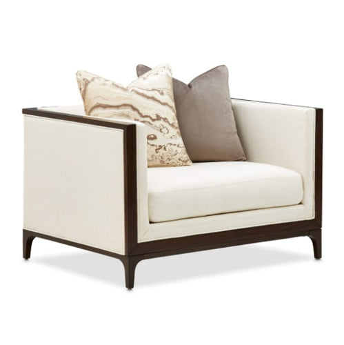 AICO Furniture Belmont Place Matching Chair in Espresso - Furniture Land (Milwaukee, WI)