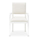 AICO Furniture Palm Gate Arm Chair (Set of 2) in Cloud White - Furniture Land (Milwaukee, WI)
