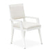 AICO Furniture Palm Gate Arm Chair (Set of 2) in Cloud White - Furniture Land (Milwaukee, WI)