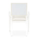 AICO Furniture Palm Gate Arm Chair (Set of 2) in Cloud White - Furniture Land (Milwaukee, WI)