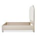 AICO Furniture Palm Gate King Upholstered Platform Bed in Clay - Furniture Land (Milwaukee, WI)