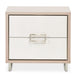AICO Furniture Palm Gate Nightstand in Clay - Furniture Land (Milwaukee, WI)