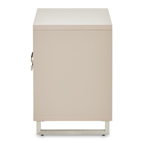 AICO Furniture Palm Gate Nightstand in Clay - Furniture Land (Milwaukee, WI)