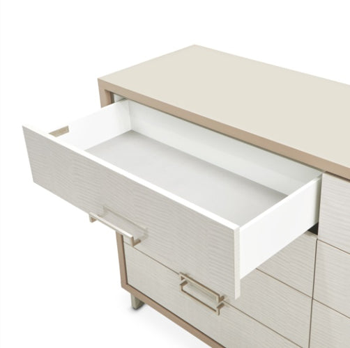AICO Furniture Palm Gate Dresser in Clay - Furniture Land (Milwaukee, WI)