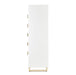 AICO Furniture Palm Gate 6 Drawer Chest in Cloud White - Furniture Land (Milwaukee, WI)