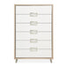 AICO Furniture Palm Gate 6 Drawer Chest in Clay - Furniture Land (Milwaukee, WI)