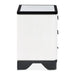 AICO Furniture Tuxedo Nightstand in Piano Keyboard - Furniture Land (Milwaukee, WI)