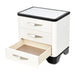 AICO Furniture Tuxedo Nightstand in Piano Keyboard - Furniture Land (Milwaukee, WI)