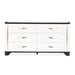 AICO Furniture Tuxedo Dresser in Piano Keyboard - Furniture Land (Milwaukee, WI)
