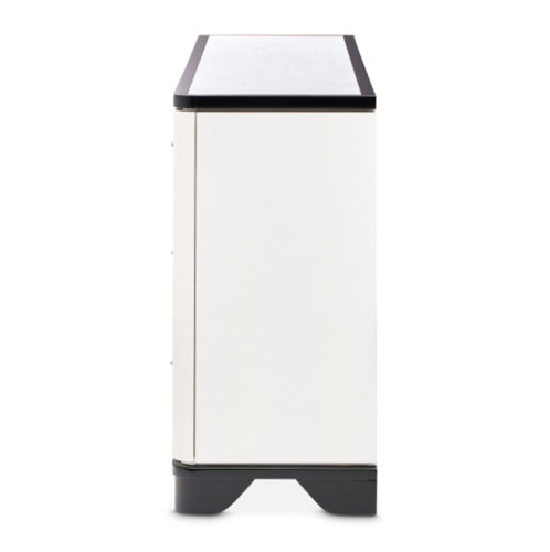 AICO Furniture Tuxedo Dresser in Piano Keyboard - Furniture Land (Milwaukee, WI)