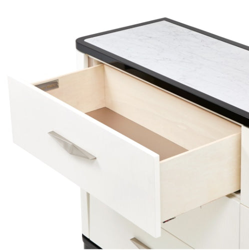 AICO Furniture Tuxedo Dresser in Piano Keyboard - Furniture Land (Milwaukee, WI)