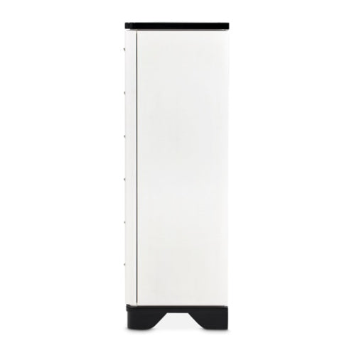 AICO Furniture Tuxedo 6 Drawer Chest in Piano Keyboard - Furniture Land (Milwaukee, WI)
