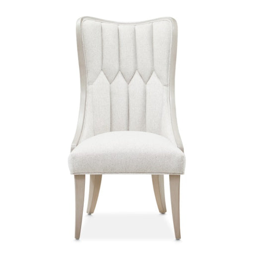AICO Furniture St. Charles Dining Side Chair (Set of 2) in Dove Gray - Furniture Land (Milwaukee, WI)