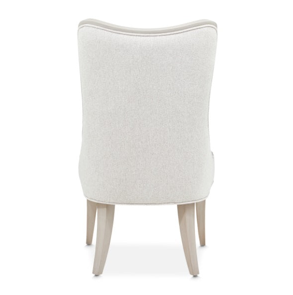 AICO Furniture St. Charles Dining Side Chair (Set of 2) in Dove Gray - Furniture Land (Milwaukee, WI)