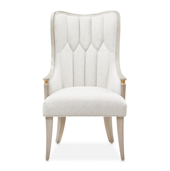AICO Furniture St. Charles Arm Chair (Set of 2) in Dove Gray - Furniture Land (Milwaukee, WI)