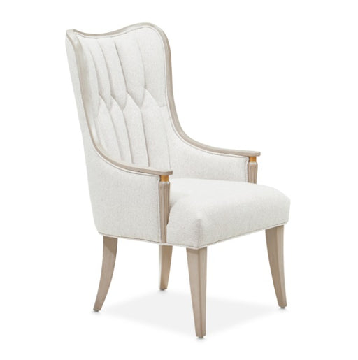 AICO Furniture St. Charles Arm Chair (Set of 2) in Dove Gray - Furniture Land (Milwaukee, WI)