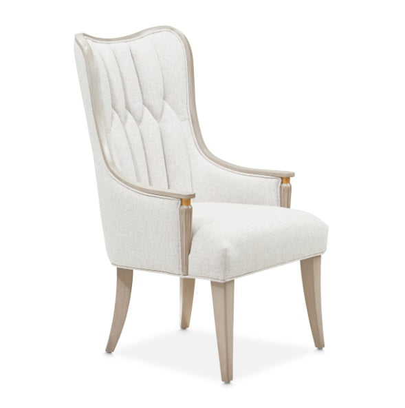 AICO Furniture St. Charles Arm Chair (Set of 2) in Dove Gray - Furniture Land (Milwaukee, WI)