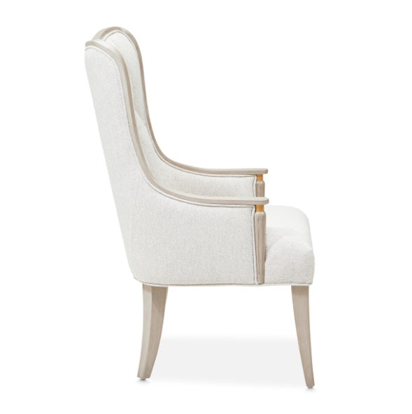 AICO Furniture St. Charles Arm Chair (Set of 2) in Dove Gray - Furniture Land (Milwaukee, WI)