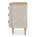 AICO Furniture St.Charles 3 Drawer Nightstand in Dove Gray - Furniture Land (Milwaukee, WI)
