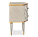 AICO Furniture St.Charles 2 Drawer Nightstand in Dove Gray - Furniture Land (Milwaukee, WI)