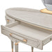 AICO Furniture St.Charles Vanity Desk in Dove Gray - Furniture Land (Milwaukee, WI)