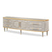 AICO Furniture St.Charles Media Cabinet in Dove Gray - Furniture Land (Milwaukee, WI)