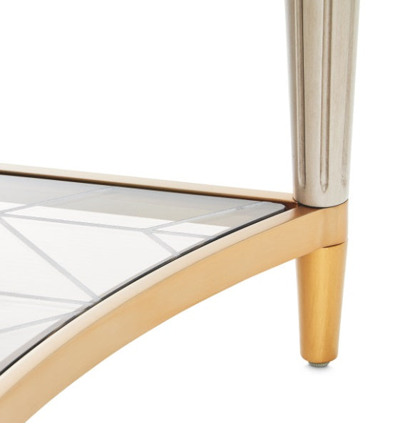 AICO Furniture St.Charles Rectangular Cocktail Table in Dove Gray - Furniture Land (Milwaukee, WI)