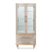 AICO Furniture St. Charles Display Cabinet in Dove Gray - Furniture Land (Milwaukee, WI)