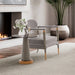 AICO Furniture St.Charles Chairside Table in Dove Gray - Furniture Land (Milwaukee, WI)