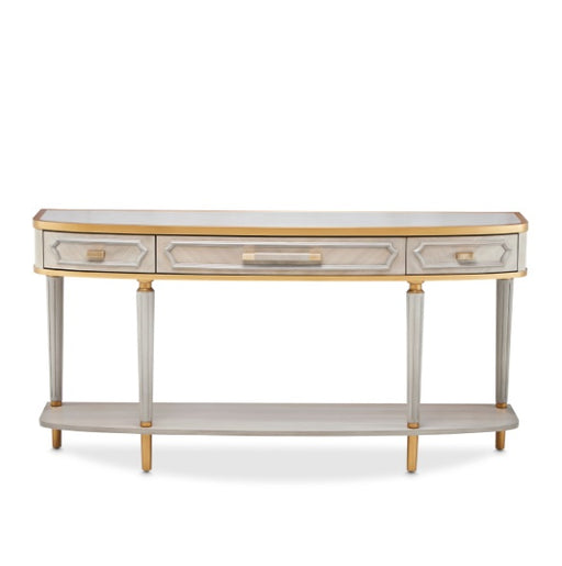 AICO Furniture St.Charles Console Table in Dove Gray - Furniture Land (Milwaukee, WI)