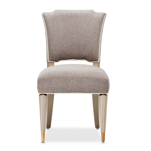 AICO Furniture St.Charles Vanity Chair in Dove Gray - Furniture Land (Milwaukee, WI)