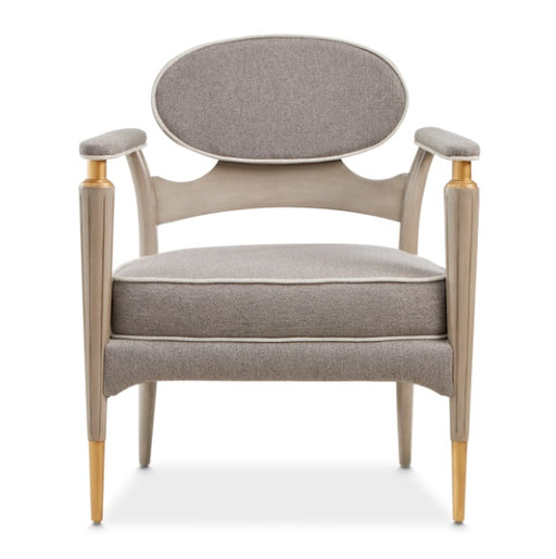 AICO Furniture St.Charles Accent Chair in Dove Gray - Furniture Land (Milwaukee, WI)