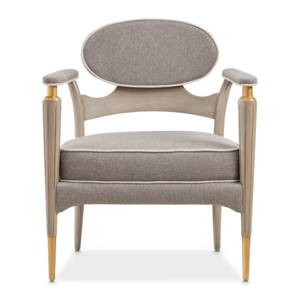 AICO Furniture St.Charles Accent Chair in Dove Gray - Furniture Land (Milwaukee, WI)
