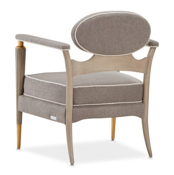 AICO Furniture St.Charles Accent Chair in Dove Gray - Furniture Land (Milwaukee, WI)